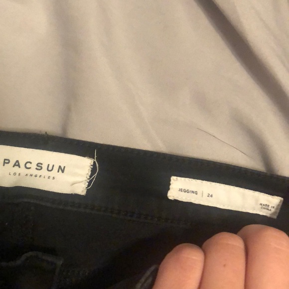 Pacsun black ripped jeans jeggings - Picture 3 of 5